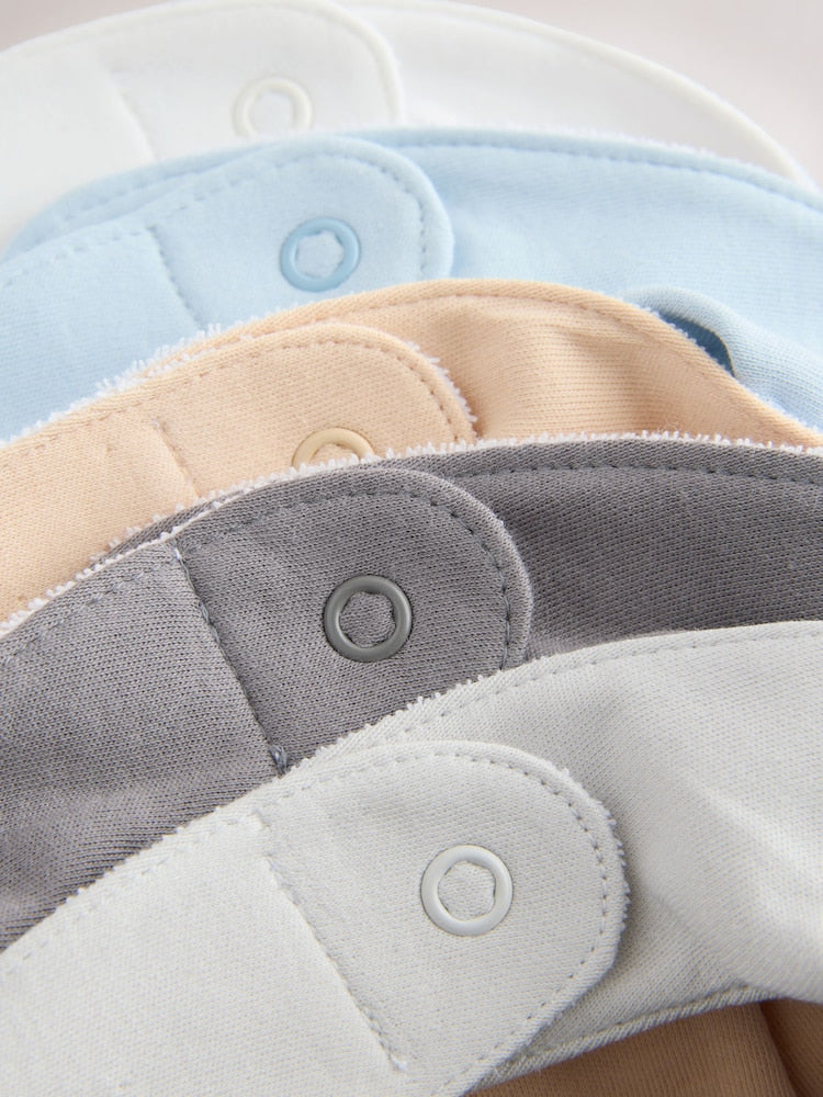 Blue Milk Club Baby Bibs 5 Pack