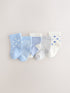 Blue Socks 5 pack - Size 50cm (First Size) - Blue