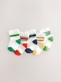 White Baby Socks 5 Pack - Size 50cm (First Size)