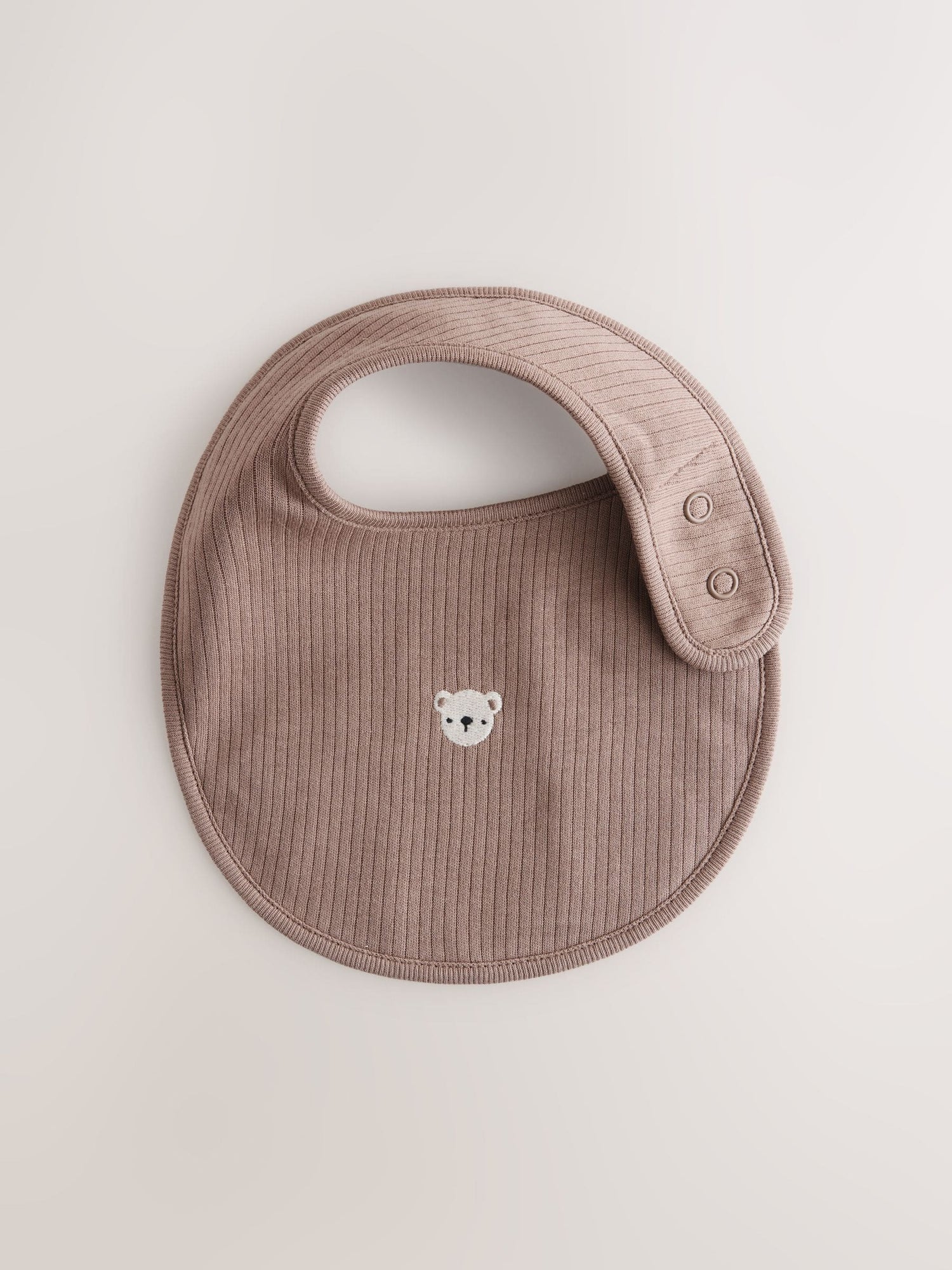 Brown Baby Bibs 5 Pack - Size One