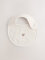Brown Baby Bibs 5 Pack - Size One
