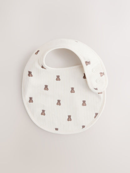 Brown Baby Bibs 5 Pack