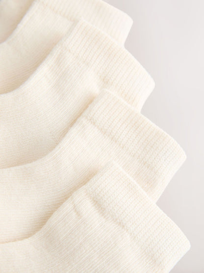 Cream Baby Socks 5 Pack - Size 50cm (First Size)