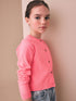 Fluro Pink Button Up Cardigan (3mths-16yrs) - Size 3 Years (98cm) - Fluro Pink Button Up