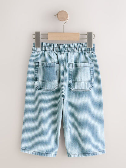 Blue/White Stripe Wide Fit Jeans (3mths-7yrs)