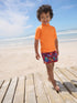 Orange Short Sleeve Sunsafe Rash Vest and Swim Shorts Set (3mths-7yrs) - Size 3-6 Months (62-68cm) - Orange