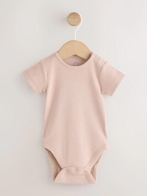Purple Floral Baby Jersey Dungarees and Bodysuits Set 2 Piece (0mths-3yrs)