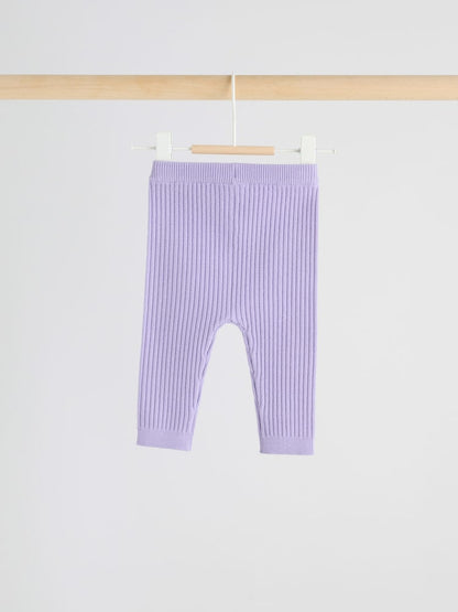 Purple Baby Knitted Jumper and Leggings Set 2 Piece (0mths-3yrs)