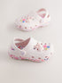 White/Pink Bunny Character Clogs - White/Pink Bunny / EU 30.5 (UK 12)