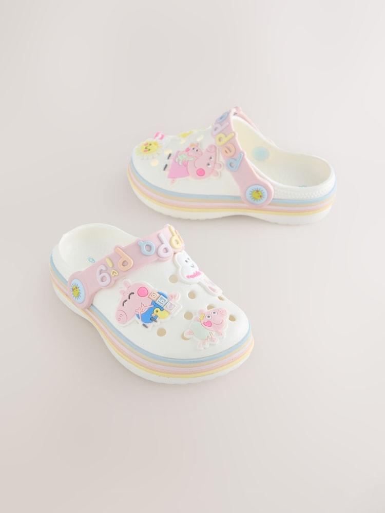 Cream Peppa Pig Character Clogs - EU 30.5 (UK 12)