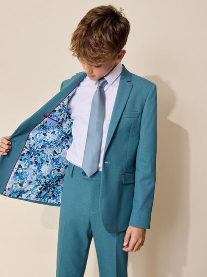 Teal Blue Suit Jacket (12mths-16yrs)