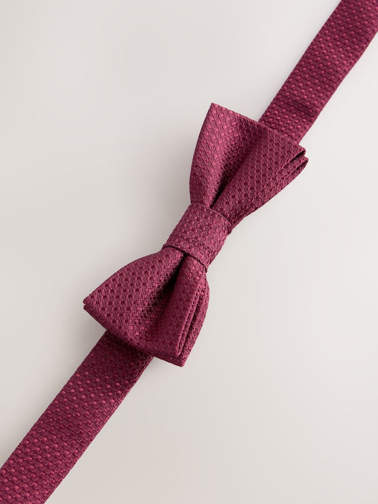 Burgundy Bow Tie (3-16yrs) - 6 - 9 Years (116 - 134cm)