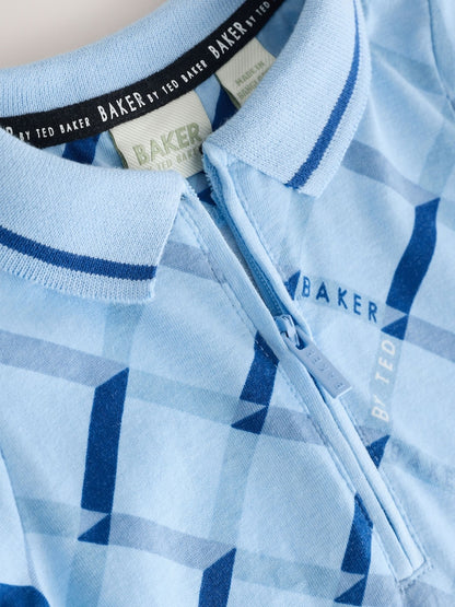 Baker by Ted Baker Printed Rompersuit - Size Newborn