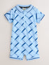 Baker by Ted Baker Printed Rompersuit - Size Newborn