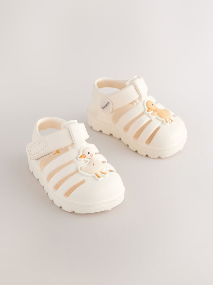 Neutral Ducks EVA Fisherman Sandals (0-24mths) - Size Up To 3 Months (50 - 62cm) - Neutral Ducks
