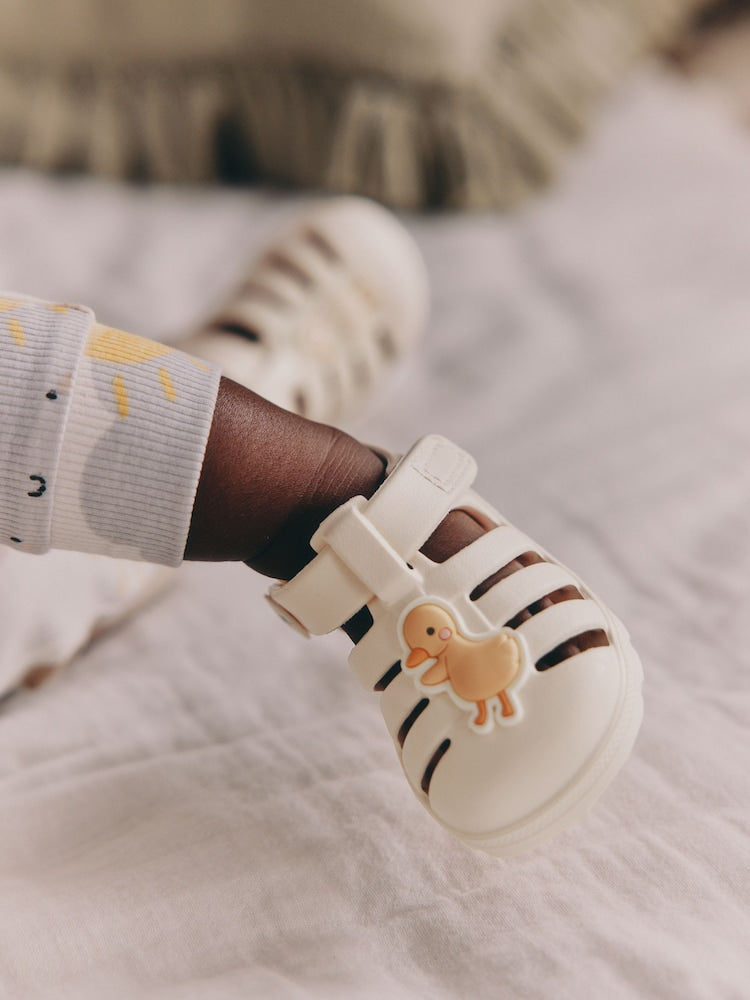 Neutral Ducks EVA Fisherman Sandals (0-24mths) - Size Up To 3 Months (50 - 62cm)