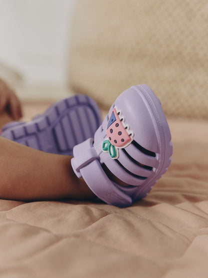 Lilac Purple Character EVA Fisherman Sandals (0-24mths) - Size Up To 3 Months (50 - 62cm)