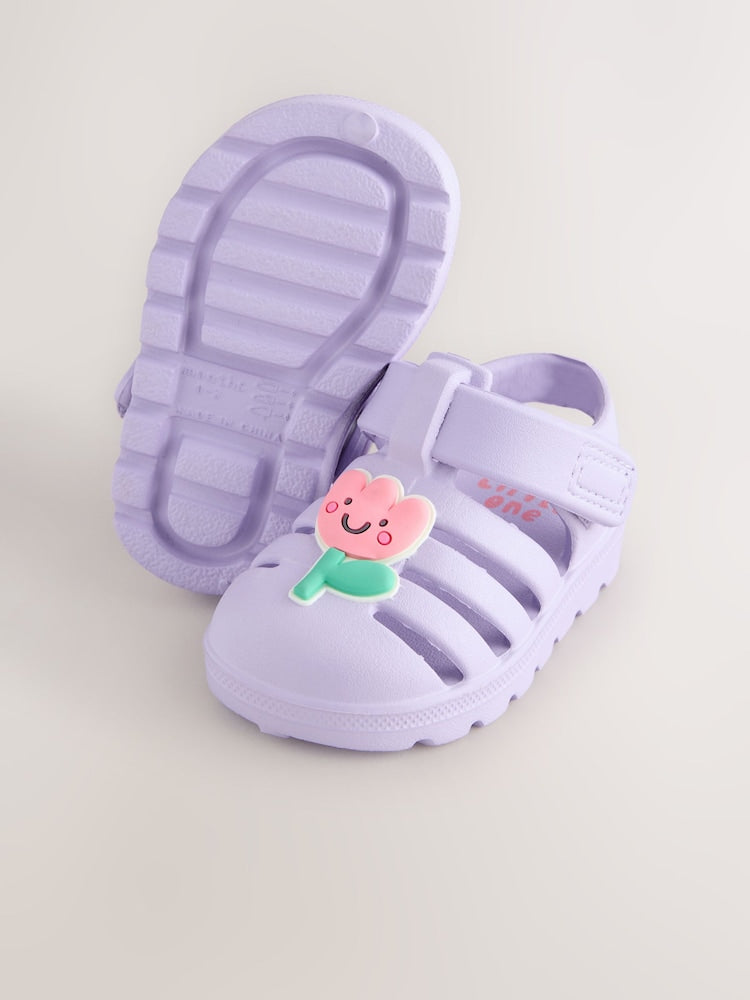 Lilac Purple Character EVA Fisherman Sandals (0-24mths) - Size Up To 3 Months (50 - 62cm)