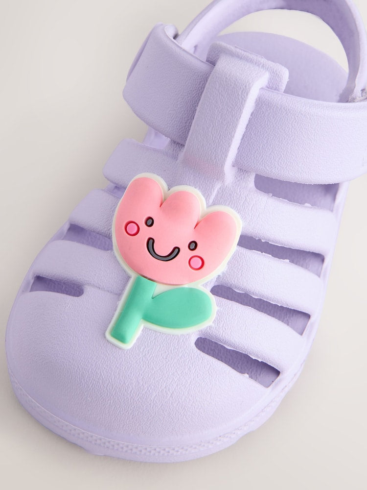 Lilac Purple Character EVA Fisherman Sandals (0-24mths) - Size Up To 3 Months (50 - 62cm)