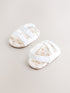 White Touch and Fasten Baby Sandals (0-24mths) - White / Up To 3 Months (50 - 62cm)