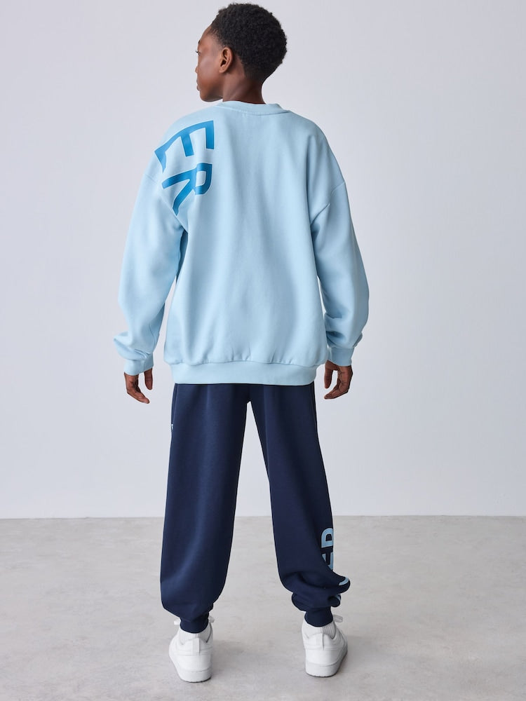 Baker by Ted Baker Oversized Graphic Sweatshirt and Joggers Set - Size 2-3 Years (92-98cm)
