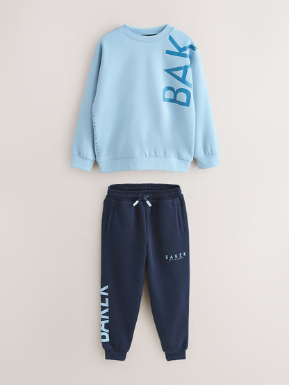 Baker by Ted Baker Oversized Graphic Sweatshirt and Joggers Set - Size 2-3 Years (92-98cm)