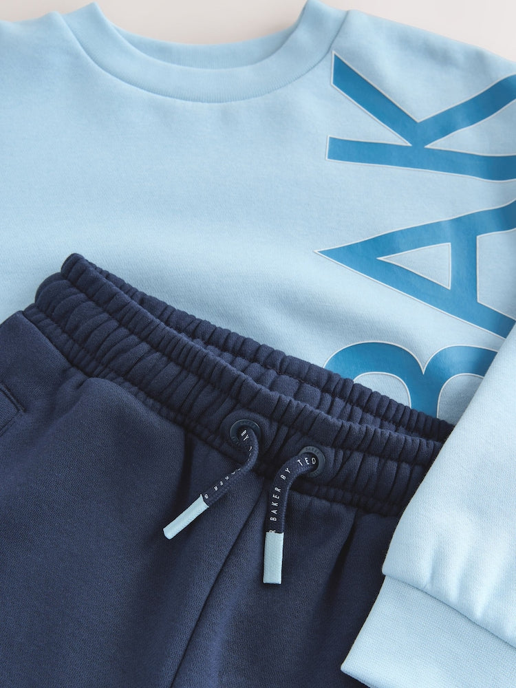 Baker by Ted Baker Oversized Graphic Sweatshirt and Joggers Set - Size 2-3 Years (92-98cm)