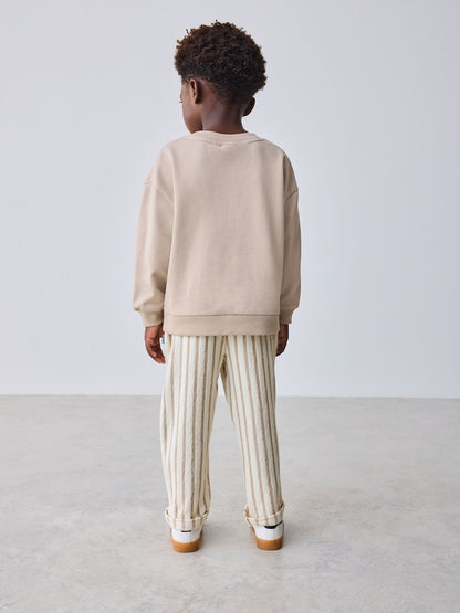 Baker by Ted Baker Sweatshirt and Striped Trousers Set
