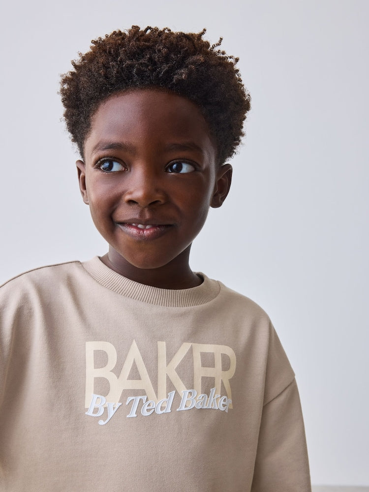 Baker by Ted Baker Sweatshirt and Striped Trousers Set