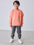 Baker by Ted Baker Oversized Graphic Sweatshirt and Joggers Set - Size 2-3 Years (92-98cm) - Orange/Grey