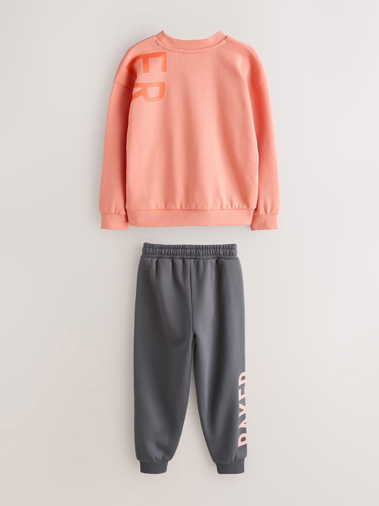 Baker by Ted Baker Oversized Graphic Sweatshirt and Joggers Set