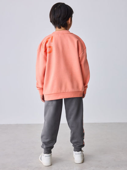 Baker by Ted Baker Oversized Graphic Sweatshirt and Joggers Set - Size 2-3 Years (92-98cm)