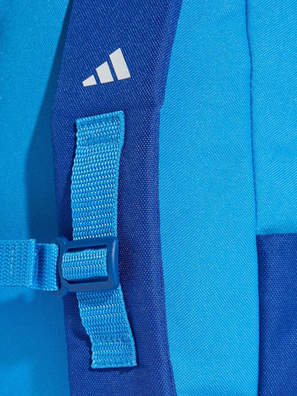 adidas Light Blue 3 Bar Kids Backpack - Size One