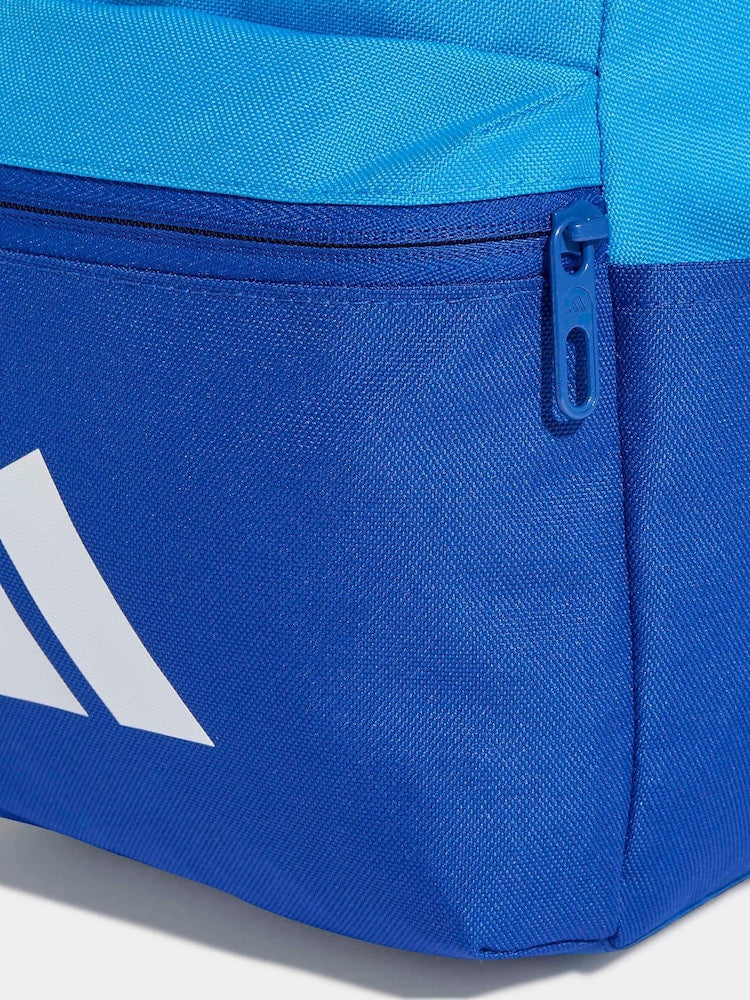 adidas Light Blue 3 Bar Kids Backpack - Size One