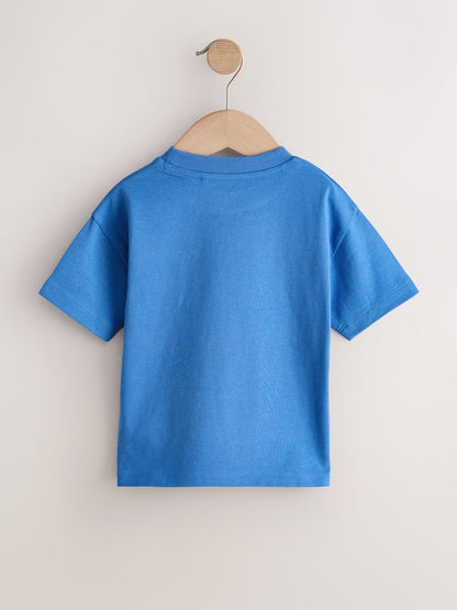 Blue Planes Short Sleeve Graphic T-Shirts 3 Pack (3mths-7yrs)
