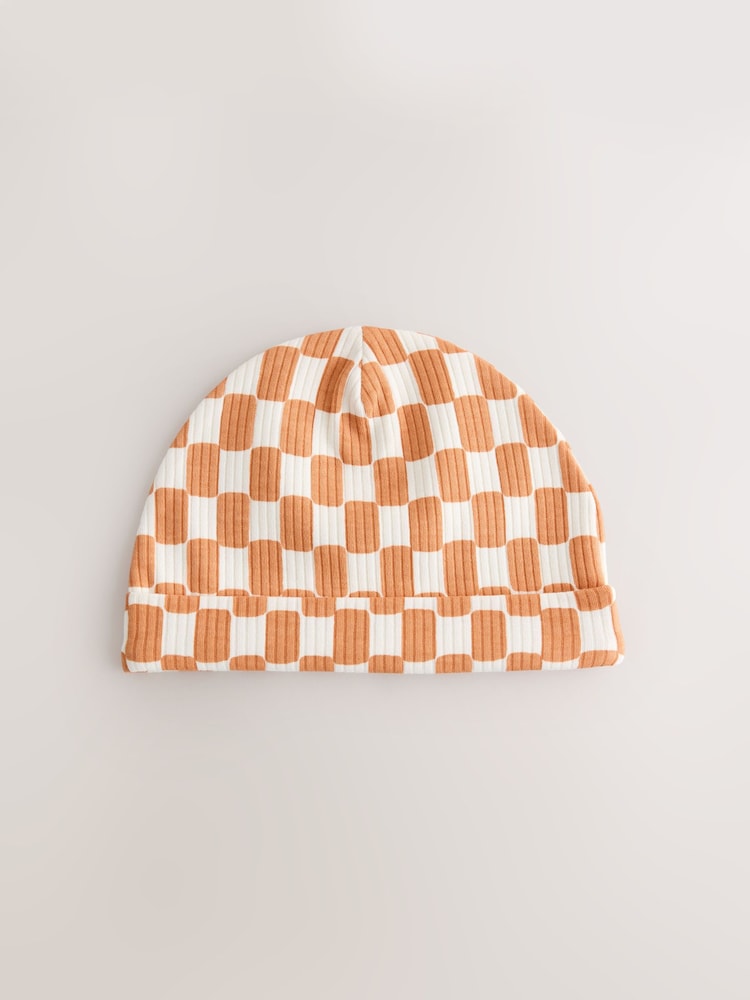 Green/Orange Baby Beanies 3 Pack (0-18mths)