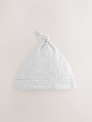 Grey Elephant Baby Tie Top Hats 3 Pack (0-12mths) - Size 44cm (5lb)