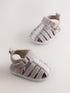 Baker by Ted Baker Baby Fisherman Padders Sandals - Grey / Up To 3 Months (50 - 62cm)