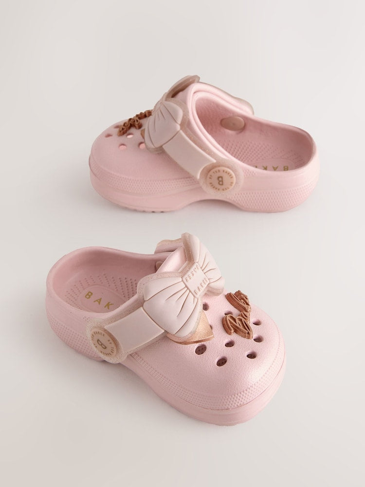 Baker by Ted Baker Baby Girls Clog Sandals With Bow
