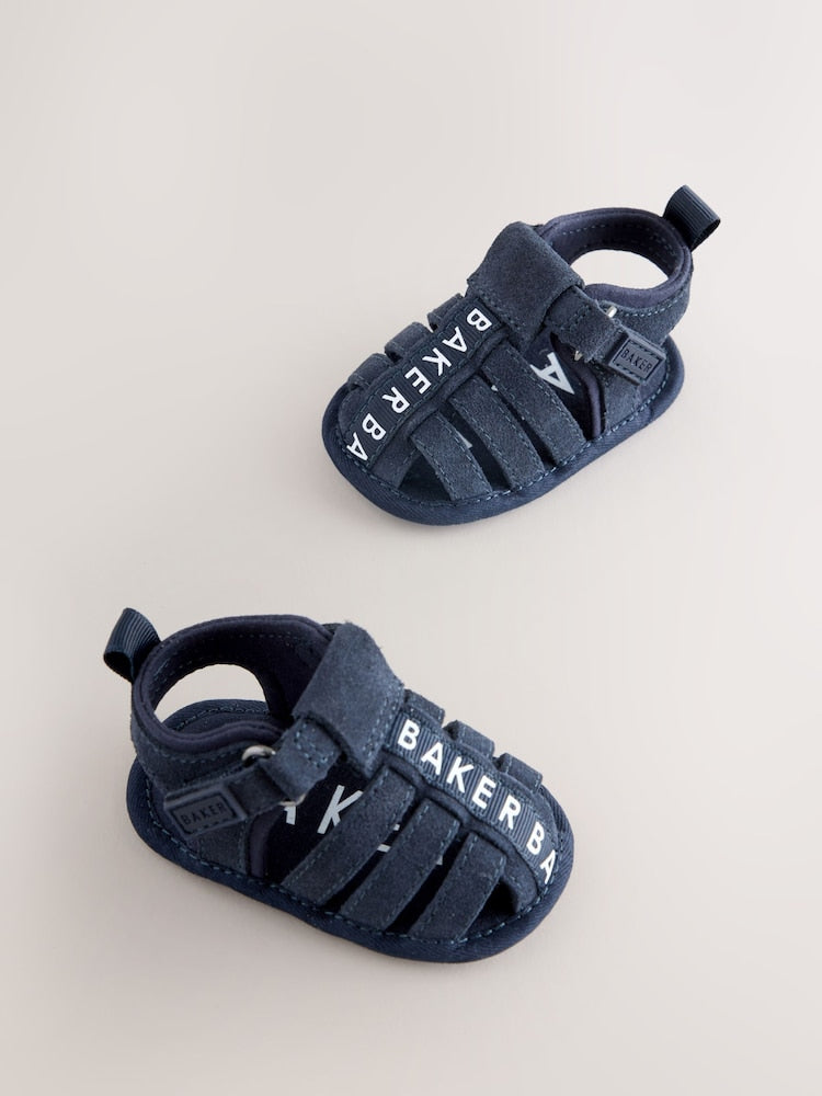Baker by Ted Baker Baby Fisherman Padders Sandals - Navy / Up To 3 Months (50 - 62cm)