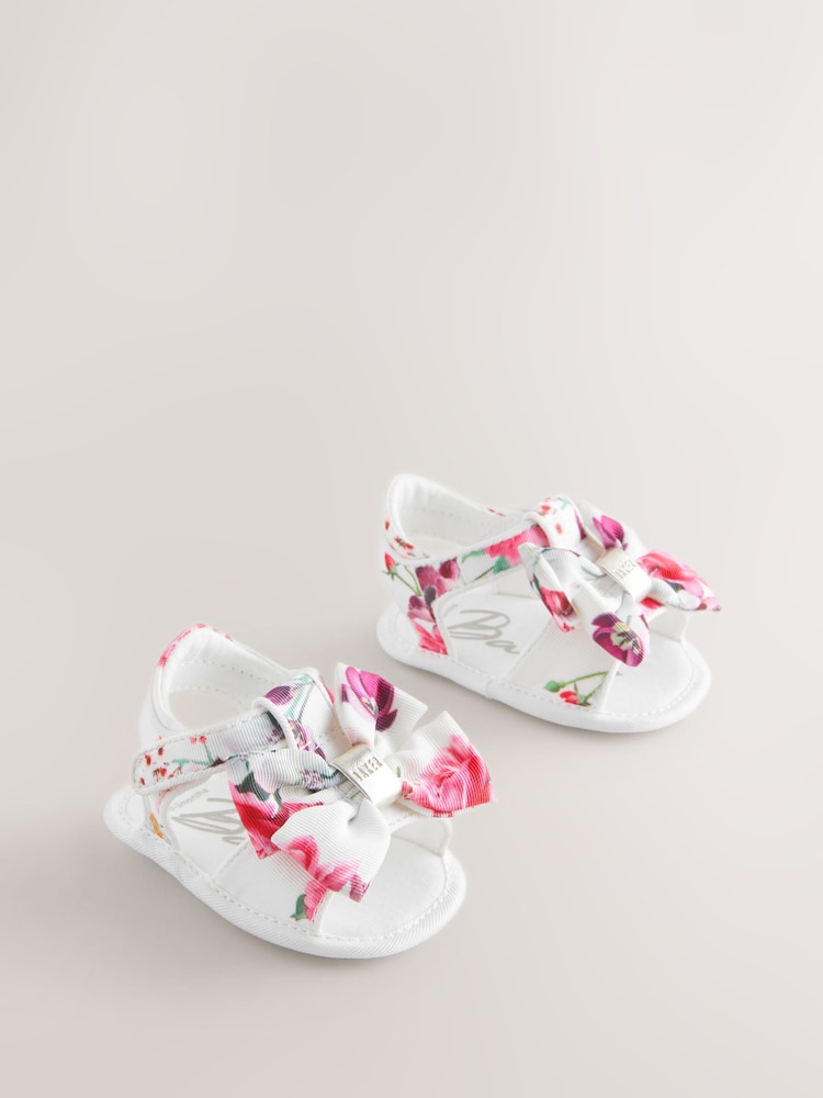 Baker by Ted Baker Baby Ocassion Padders Sandals - Floral / Up To 3 Months (50 - 62cm)