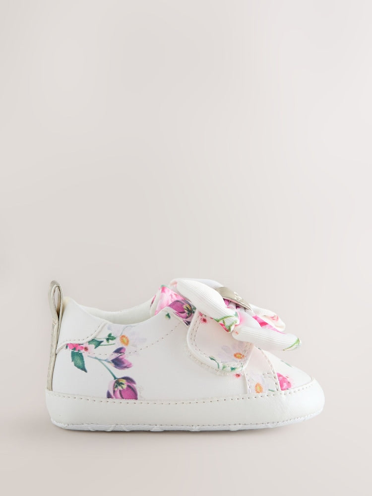 Baker by Ted Baker Baby Girls Organza Bow Padders Trainers