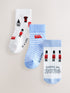 Baker by Ted Baker Multi Born in 2026 Socks 3 Pack - Size Up To 3 Months (50 - 62cm)