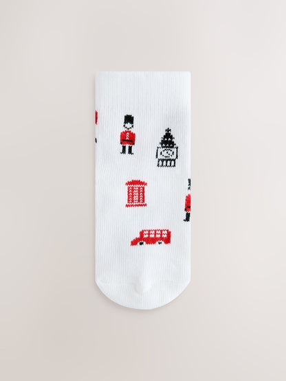 Baker by Ted Baker Multi Born in 2026 Socks 3 Pack - Size Up To 3 Months (50 - 62cm)
