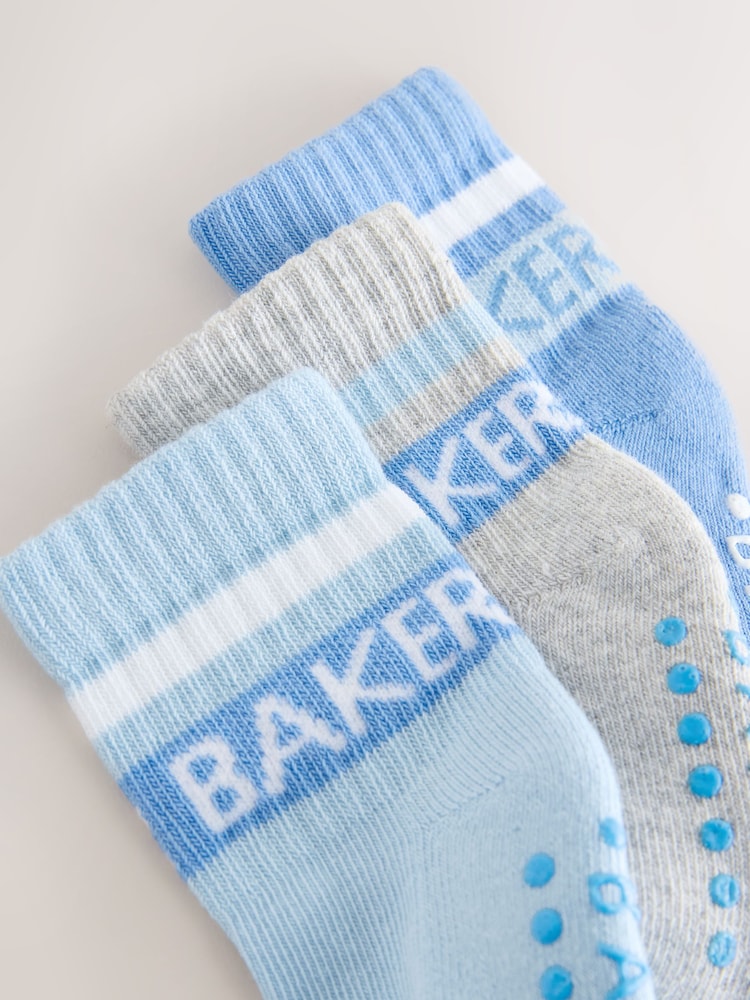 Baker by Ted Baker Baby Gripper Multi Socks 3 Pack