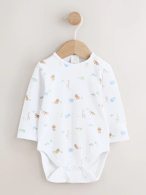 Green Safari Animal Baby Twill Dungarees and Bodysuit Set (0mths-2yrs)