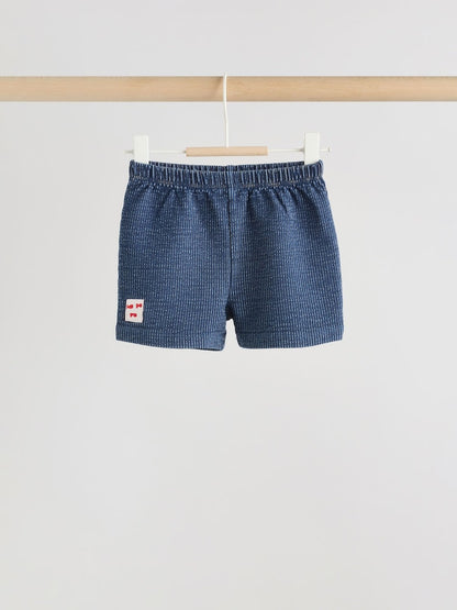 Blue Nautical Scene Top and Shorts Baby Set (0mths-2yrs)