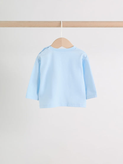 Blue Car Baby Top and Trousers Set (0mths-3yrs)