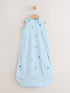 Blue Mini Turtles 0.5 Tog Sleeveless Baby Sleep Bag