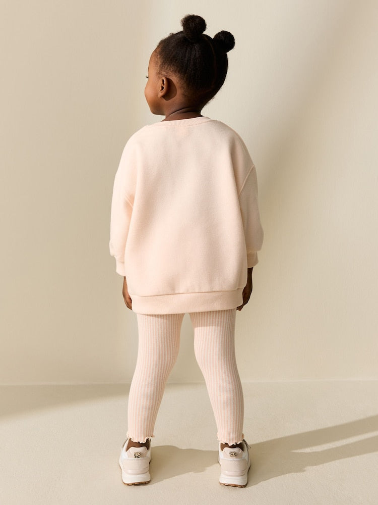 Pink Ballerinas Sweatshirt and Leggings Set (3mths-7yrs)